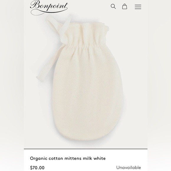 Bonpoint Infant Beanie Hat Set Size 1 - Picture 2 of 7